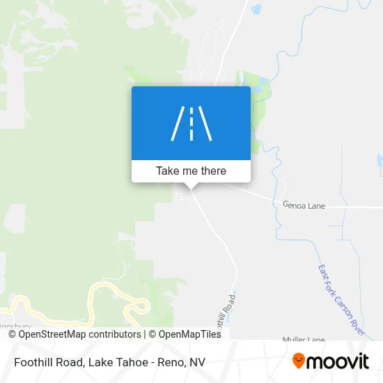 Foothill Road map