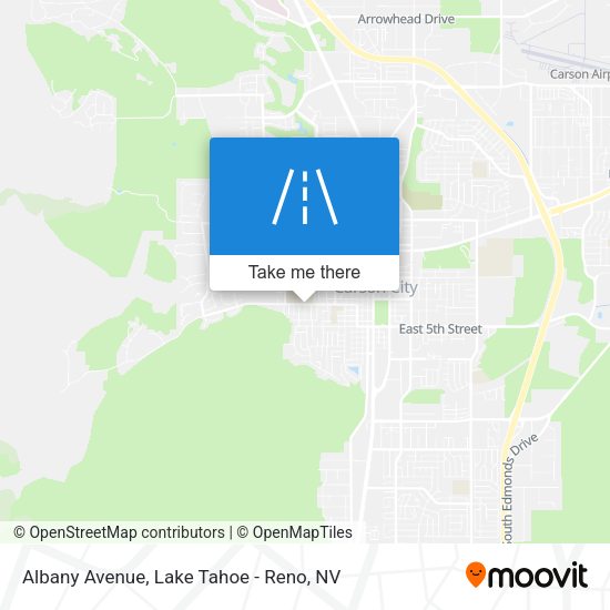 Mapa de Albany Avenue