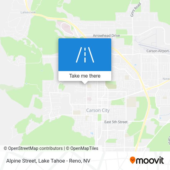 Mapa de Alpine Street