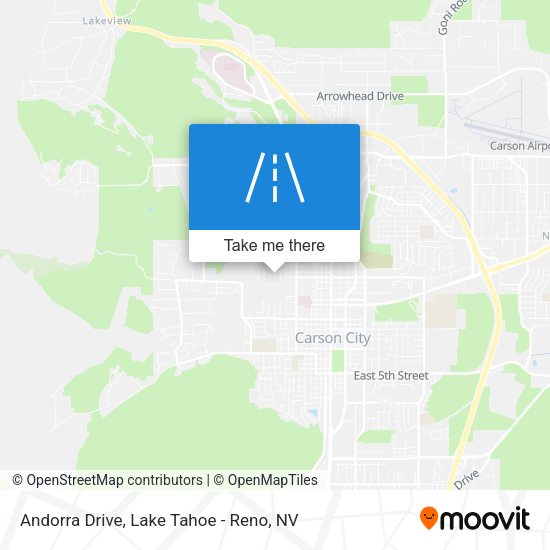 Andorra Drive map