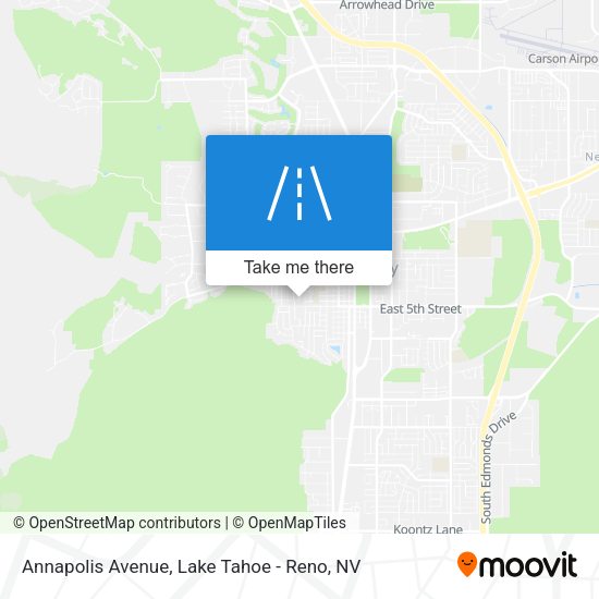 Annapolis Avenue map