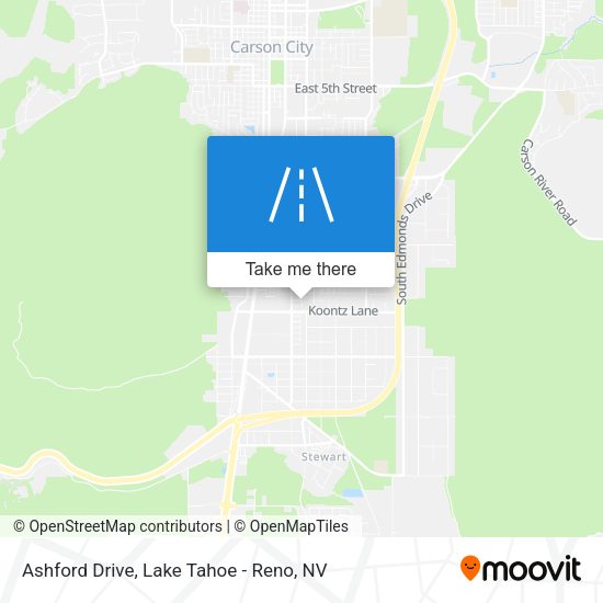 Ashford Drive map