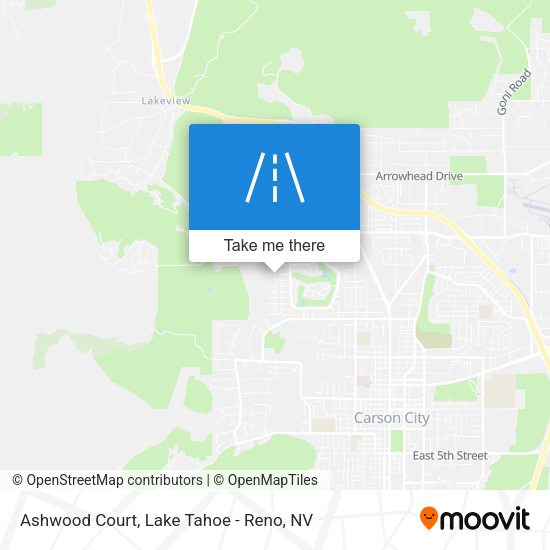 Mapa de Ashwood Court