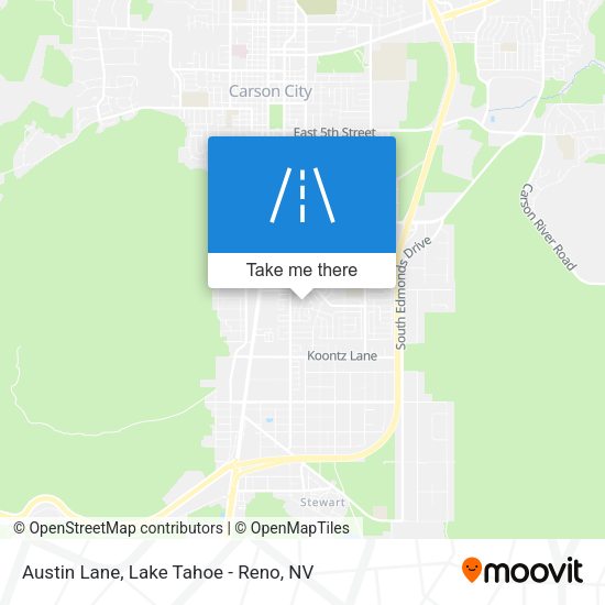 Austin Lane map