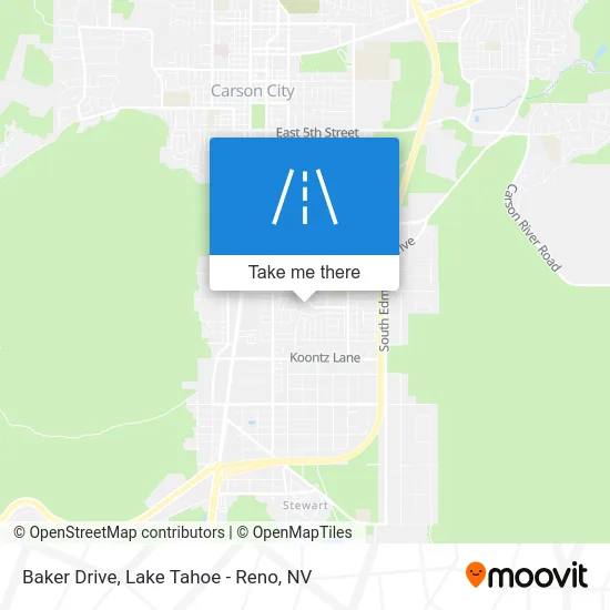 Baker Drive map
