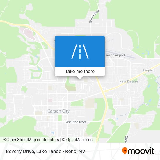 Beverly Drive map