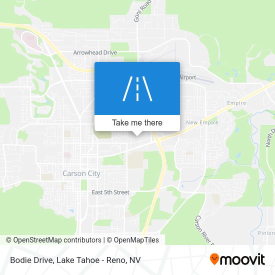 Mapa de Bodie Drive