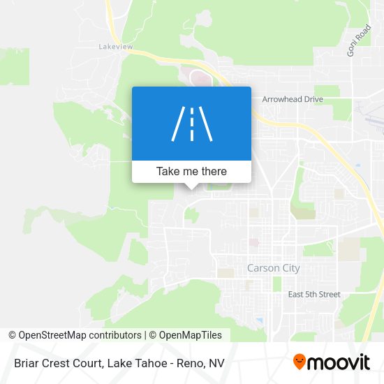 Briar Crest Court map