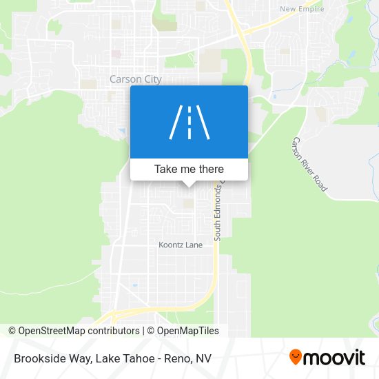 Brookside Way map