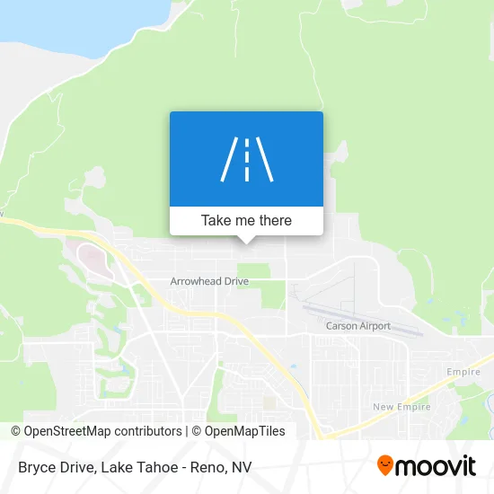 Bryce Drive map