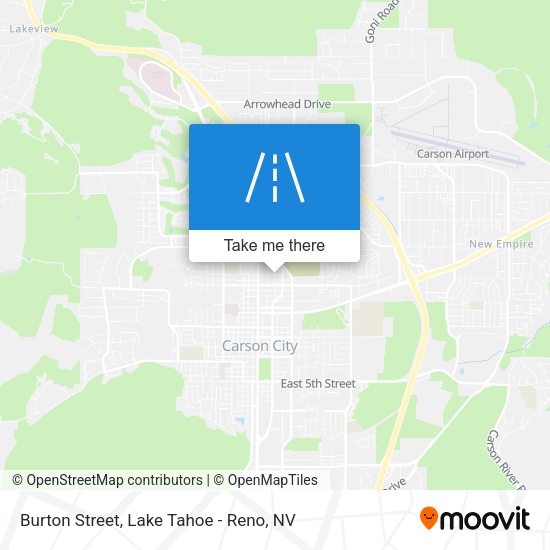 Burton Street map