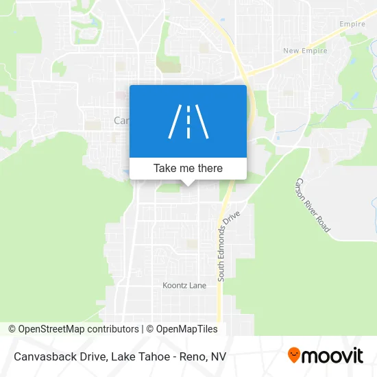Canvasback Drive map