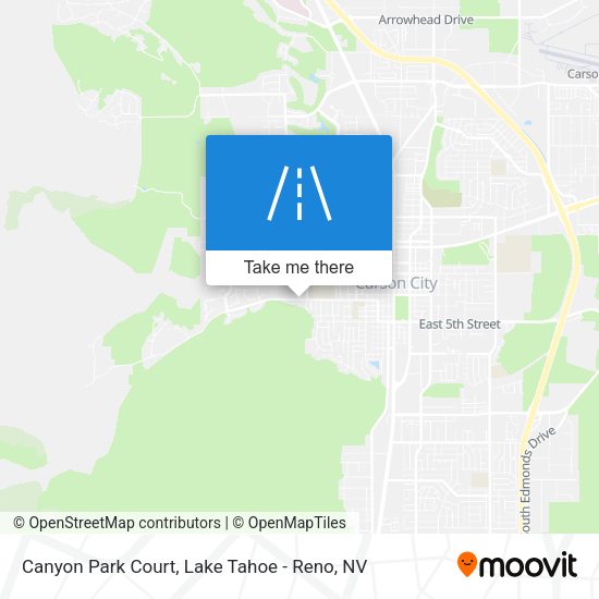 Mapa de Canyon Park Court