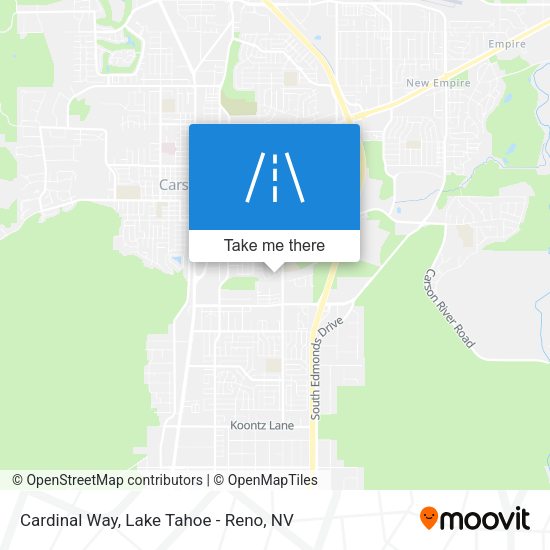 Cardinal Way map