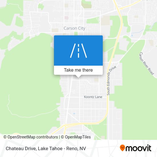 Chateau Drive map