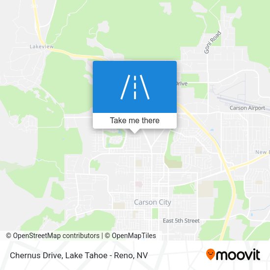 Chernus Drive map