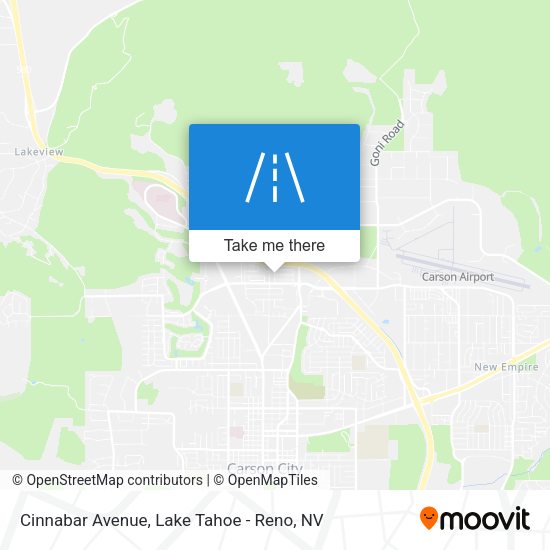 Mapa de Cinnabar Avenue