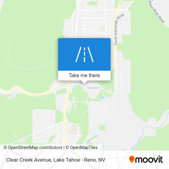 Mapa de Clear Creek Avenue
