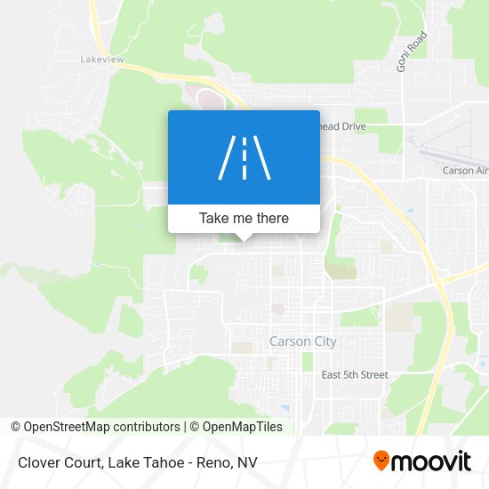 Mapa de Clover Court