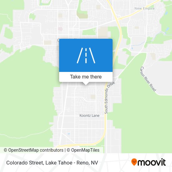 Colorado Street map