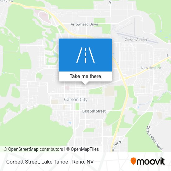 Mapa de Corbett Street