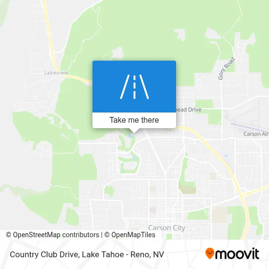 Country Club Drive map