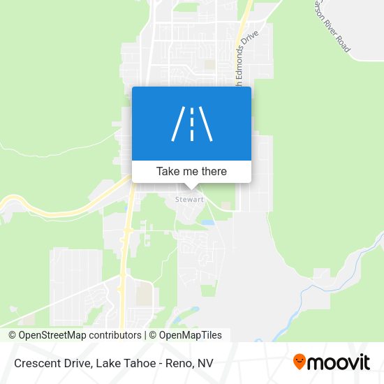 Crescent Drive map