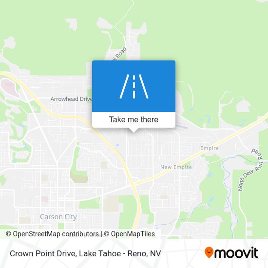 Crown Point Drive map