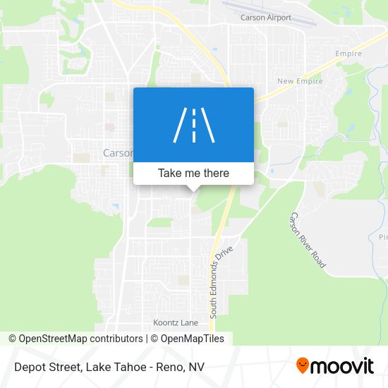 Depot Street map