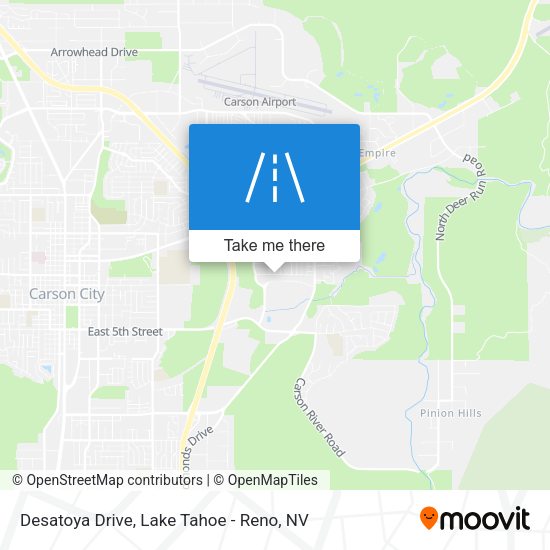 Desatoya Drive map