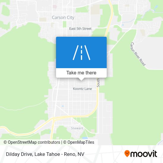 Dilday Drive map