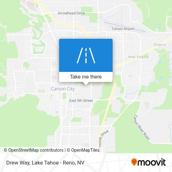 Drew Way map