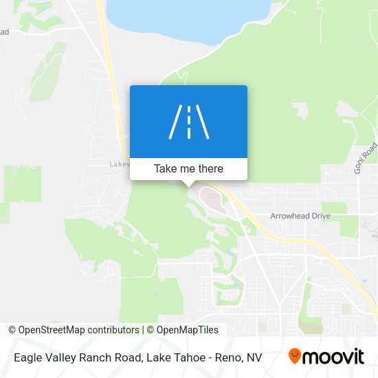 Mapa de Eagle Valley Ranch Road