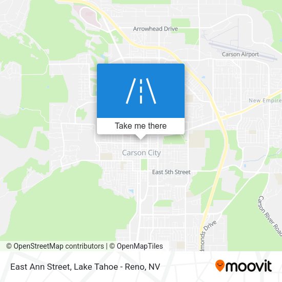 East Ann Street map