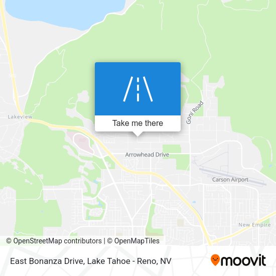East Bonanza Drive map