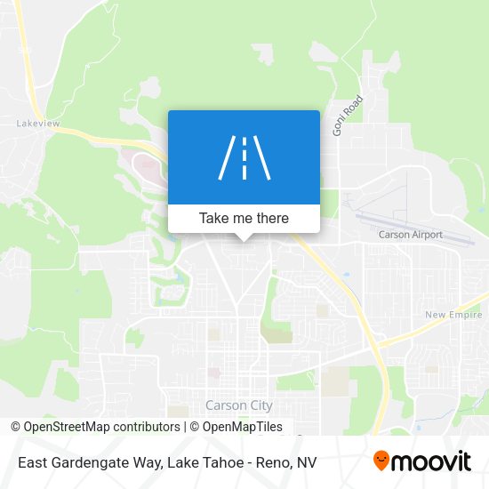 Mapa de East Gardengate Way