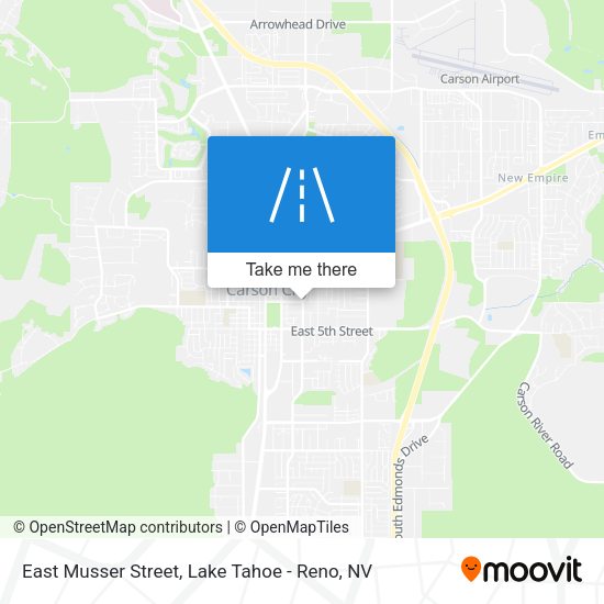 East Musser Street map
