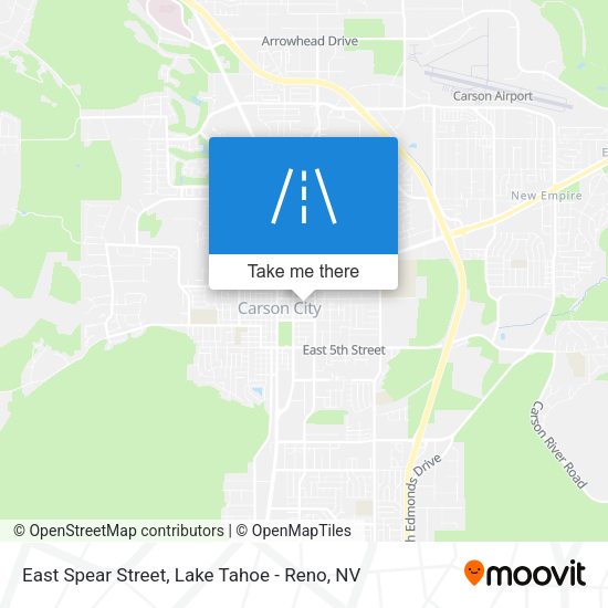 East Spear Street map