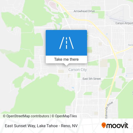 East Sunset Way map