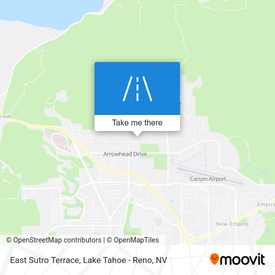 East Sutro Terrace map
