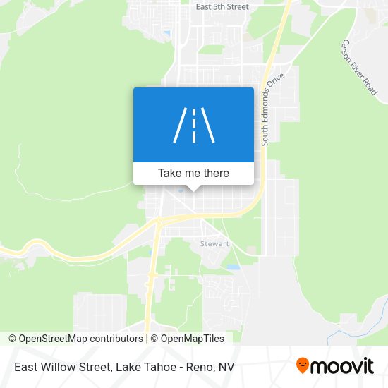 East Willow Street map