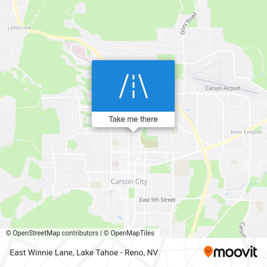 Mapa de East Winnie Lane