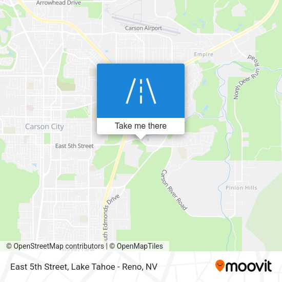 Mapa de East 5th Street