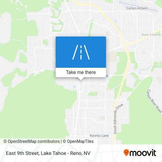 East 9th Street map