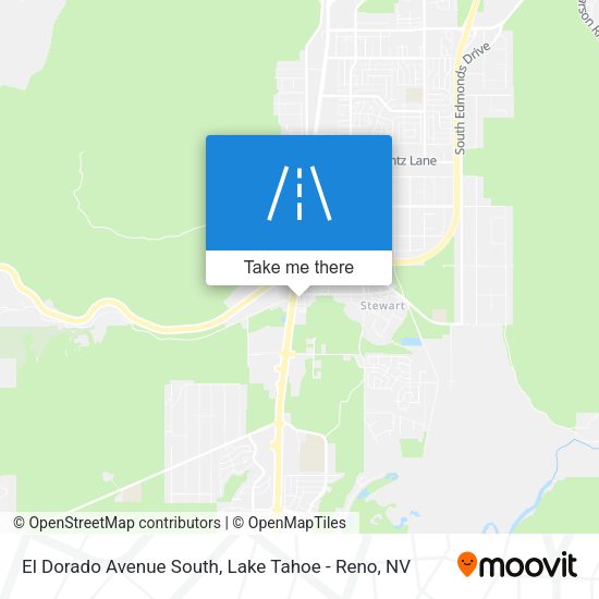 El Dorado Avenue South map