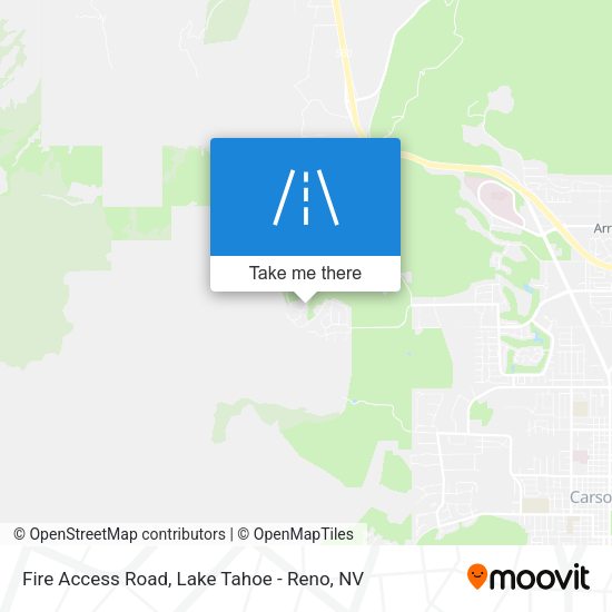 Fire Access Road map