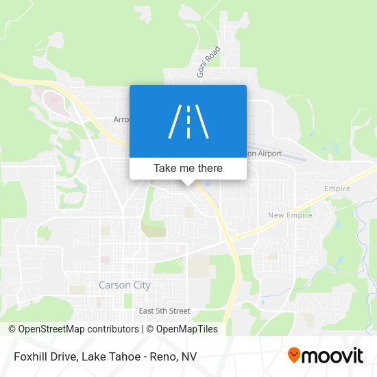 Mapa de Foxhill Drive