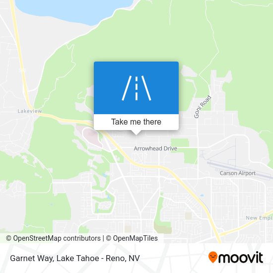 Mapa de Garnet Way