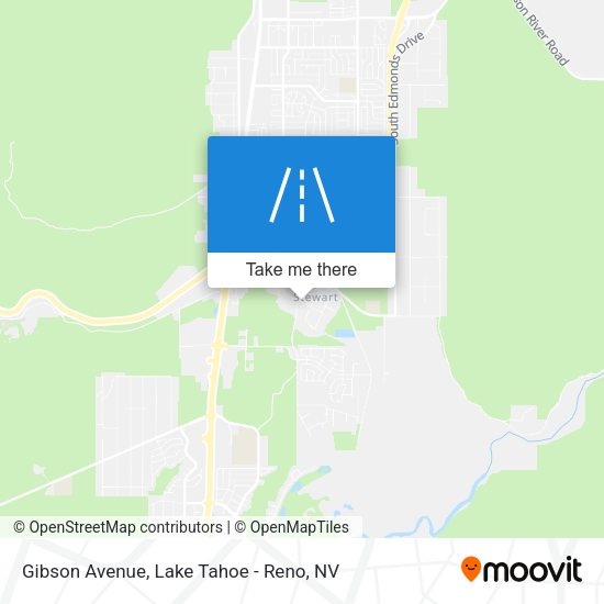 Gibson Avenue map