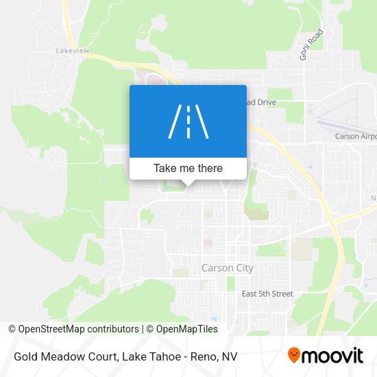 Gold Meadow Court map